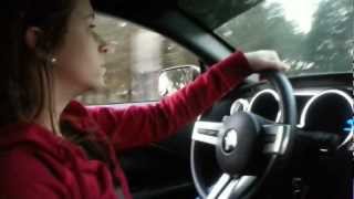 Girl driving the Eleanor Mustang with AWESOME sounding exhaust [upl. by Gladstone]