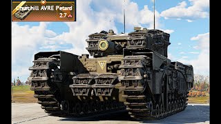 Churchill AVRE  war thunder [upl. by Aehcsrop]