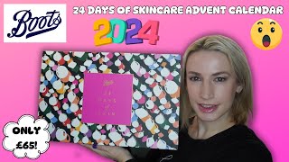 Boots Advent Calendar 2024  24 Days Of Skincare [upl. by Ycnaffit]