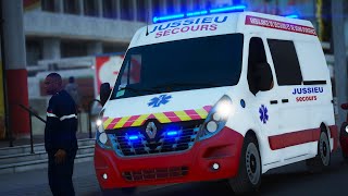 JE SAUVE DES VIES AVEC JUSSIEU SECOURS  GTA 5  GARDE SAMU [upl. by Tito568]