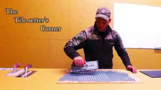 Choosing your trowels and applying mortar [upl. by Sochor]