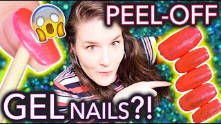 Peeloff GEL nails I TEST THINGS FOR U [upl. by Danell]