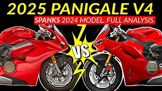 2025 Ducati Panigale V4 vs 2024 Panigale  Which is Better  Full Analysis [upl. by Noral27]