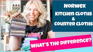 Norwex Kitchen Cloths and Norwex Counter Cloths What’s the difference with Amy Dabbelt [upl. by Windzer]