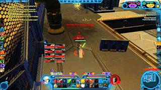 SWTOR PvP  Level 40 Scrapper Scoundrel in a game of Huttball  no music [upl. by Arvid]