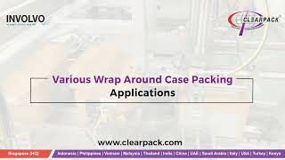 Invopac Wrap Around Case Packer for Various Applications  Clearpack [upl. by Femmine]