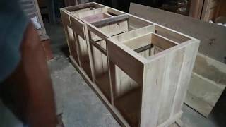 Cara Membuat Kitchen Set Cabinet Minimalis Letter L Untuk Dapur Mini PART 1 [upl. by Leal185]