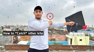 How To Catch other Kite easily  Kite flying  Kite Cutting Kite [upl. by Bible]