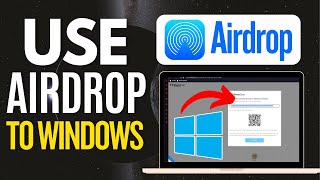 How to Use AirDrop On Windows PC  AirDrop iPhone To Windows 2024 [upl. by Mercedes]