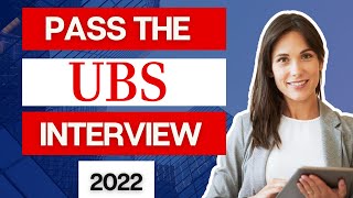 2022 Pass the UBS Interview  UBS Video Interview [upl. by Furnary]