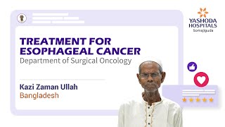 Treatment for Esophageal Cancer  Yashoda Hospitals Hyderabad [upl. by Caughey]