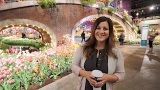 Philadelphia Flower Show Walkthrough  Garden Answer [upl. by Kcirttap115]