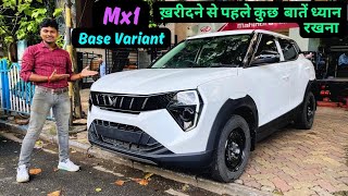 Mahindra XUV 3xO 🔥 Mx1 Base variant 🙃 [upl. by Bullough]