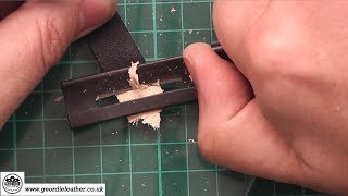 17 Skiving Leather  Leatherwork For Beginners [upl. by Veljkov]