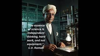 C V Raman motivation inspirationalquotes [upl. by Airlie]