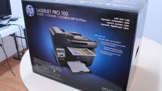 Unboxing HP Laserjet Pro 100 [upl. by Oderfla]