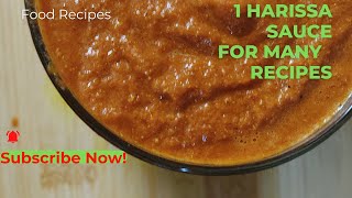 Harissa Sauce home  Easy Harissa Sauce Recipe [upl. by Allenrad]