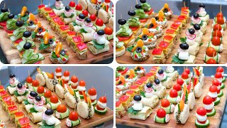 7 Delicious party appetizers  Finger food recipes for your guests [upl. by Arimahs]