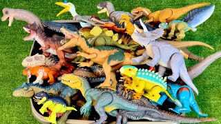 MEGA CAJA DE DINOSAURIOS DINOSAURIOS NUEVOS BARYONYX BUMPY TRICERATOPS CARNOTAURO amp MÁS [upl. by Aggappe]