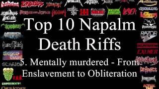 Napalm Death Top 10 Riffs [upl. by Camilo]