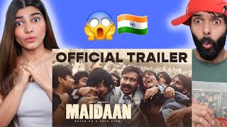 Maidaan Trailer Reaction  Ajay Devgn  Amit Sharma  Boney K  AR Rahman   EID 2024 [upl. by Akvir159]