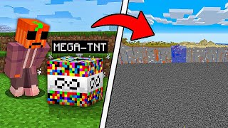 Exploté las TNT Mas Poderosas de Minecraft [upl. by Tonneson]