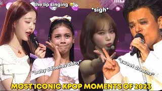 most iconic kpop moments of 2023 [upl. by Lorelie]