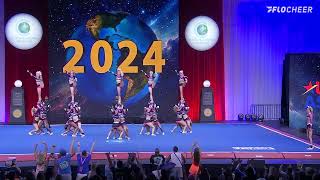 The Stingray Allstars Neon  Finals 2024 The Cheerleading Worlds WITH SOUND [upl. by Akienat455]