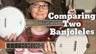 Kmise Banjolele vs Oscar Schmidt OUB1 A Detailed Comparison [upl. by Eeruhs367]