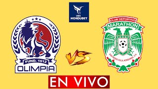 OLIMPIA VS MARATHON EN VIVO  LIGA NACIONAL HONDURAS 2024  HORARIO Y DONDE VER [upl. by Lauter]