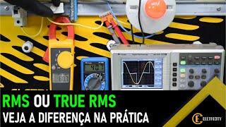 RMS OU TRUE RMS – VOCÊ SABE A DIFERENÇA VEJA NA TEORIA E NA PRÁTICA [upl. by Auhsohey882]