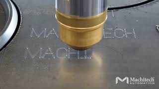 Plasma Etching using Argon  Hypertherm HPR400XD  Marquage à largon sur HPR400XD dHypertherm [upl. by Borreri483]