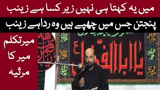 Mir Takallum Mir Marsiya Tahtul Lafz  Hazrat e Zainab sa  میر تکلم میر کا مرثیہ [upl. by Moshe284]