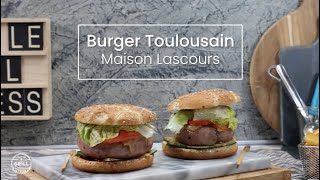 Le Burger Toulousain Maison Lascours surlegrill [upl. by Potter]