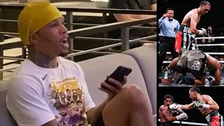 Gervonta Davis Reacts to David Benavidez KO Demetrius Andrade “BooBoo SHARP as F” [upl. by Murray]