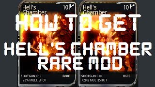 Warframe  How To Get The Hells Chamber Mod [upl. by Yrallam]