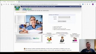 Recuperando senha e login Sigeduc [upl. by Sirk]