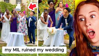 DELUSIONAL inlaws that tried to ruin the wedding  REACTION [upl. by Nonnairb49]