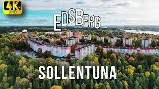 SollentunaEdsbergSWEDEN Drone fly over SOLLENTUNAEDSBERG 4K Video [upl. by Kraska]