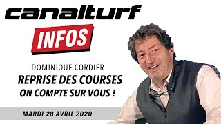 Pronostics Dominique Cordier  Mardi 28 avril 2020 Canalturf Infos actus et pronos [upl. by Ahcurb]