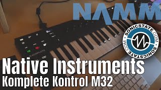 NAMM 2019 Native Instruments Komplete Kontrol M32 [upl. by Noletta266]