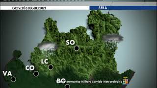 Meteo Rai 3 TGR Lombardia [upl. by Eadas]