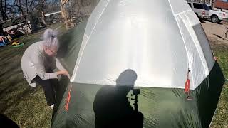 New Teepee Tent First SetUp [upl. by Retrop]