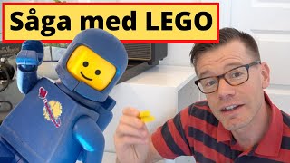 Såga IKEA hylla med LEGO [upl. by Hinch]