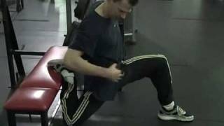 Kneeling Quad Rectus Femoris amp Psoas Stretch [upl. by Ahsirek]