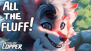 Painting a super fluffy furry character  SpeedArt on FireAlpaca [upl. by Pantin]