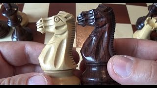 Grandmaster Series Chessmen  House of Staunton  Chess Set Review [upl. by Doersten]