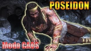 Poseidon en modo CAOS Chaos  Como derrotar a poseidon GOW3 muerte de poseidon [upl. by Ecerahc]