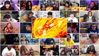 LUFFY USES RED ROC One Piece  Episode 1015  MEGA Reaction Mashup [upl. by Nnylear]