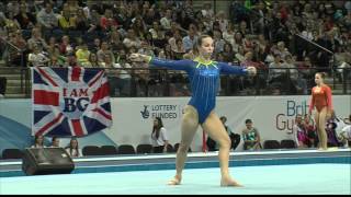 Beth Tweddle  Floor  British Championships 2012  All Around Finals [upl. by Ahsieym876]